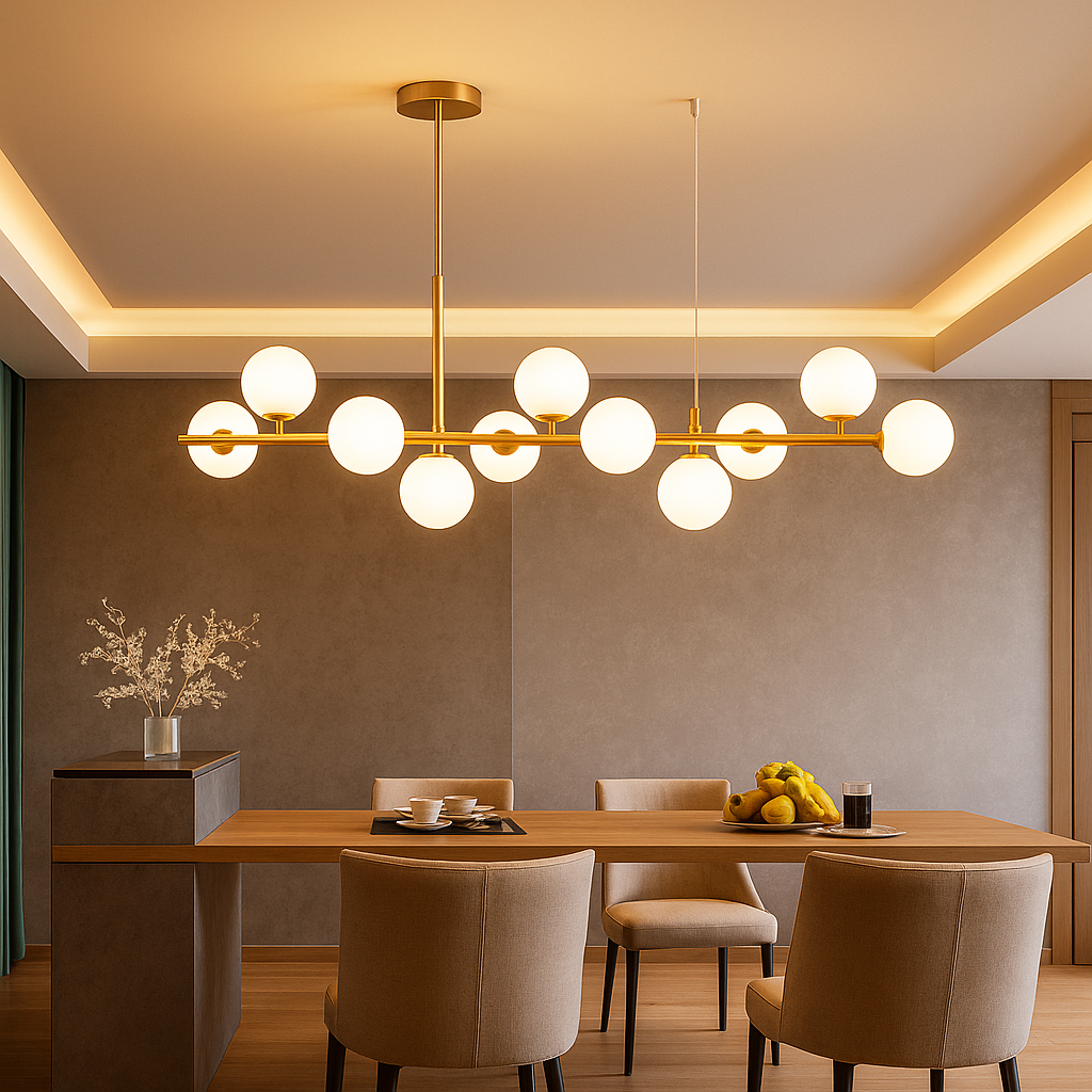 Suspension Luminaire Luxueuse pour Salle à Manger