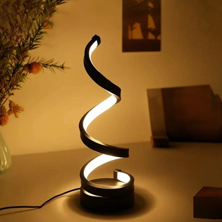 Lampe de Bureau LED Design en Spirale
