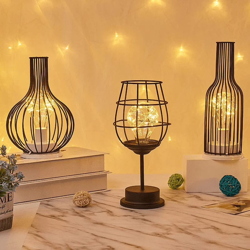 Lampe de Chevet LED sans Fil Rétro-Chic