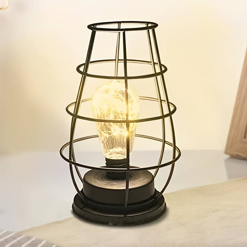 Lampe de Chevet LED sans Fil Rétro-Chic