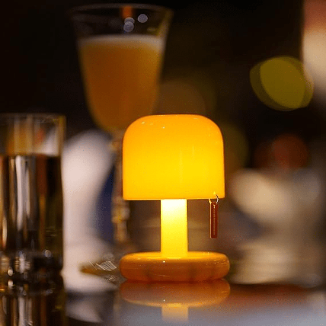 Lampe de Table Champignon Élegante