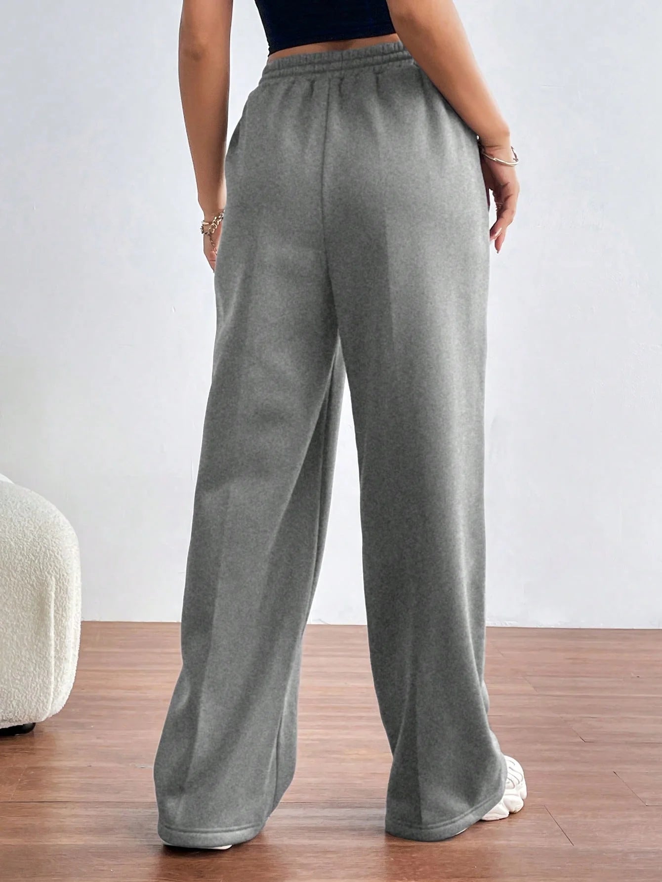 Pantalon à Jambes Larges Femme - Confort et Style