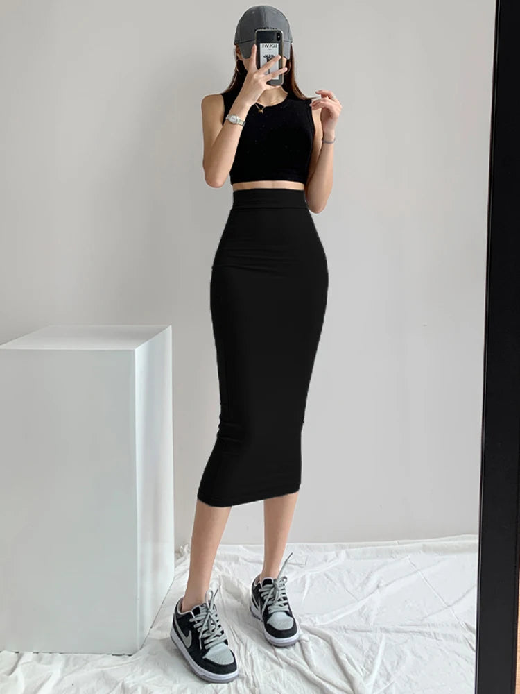 Jupe en Cuir PU pour Femme – Mini Jupe Noire Sexy à Taille Haute