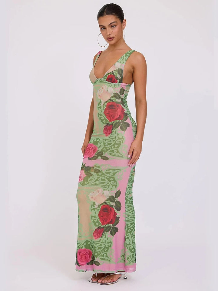 RELOUISE | Maxikleid – Elegant, Fließend & Ausdrucksstark