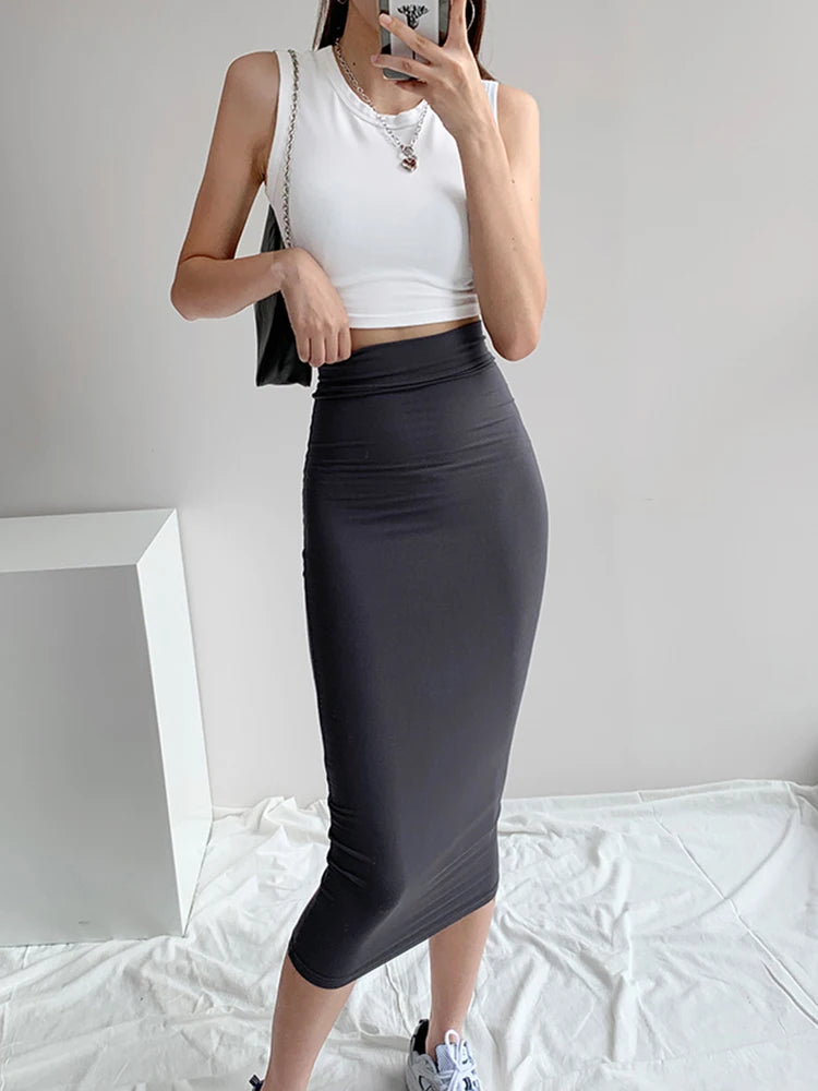 Jupe en Cuir PU pour Femme – Mini Jupe Noire Sexy à Taille Haute