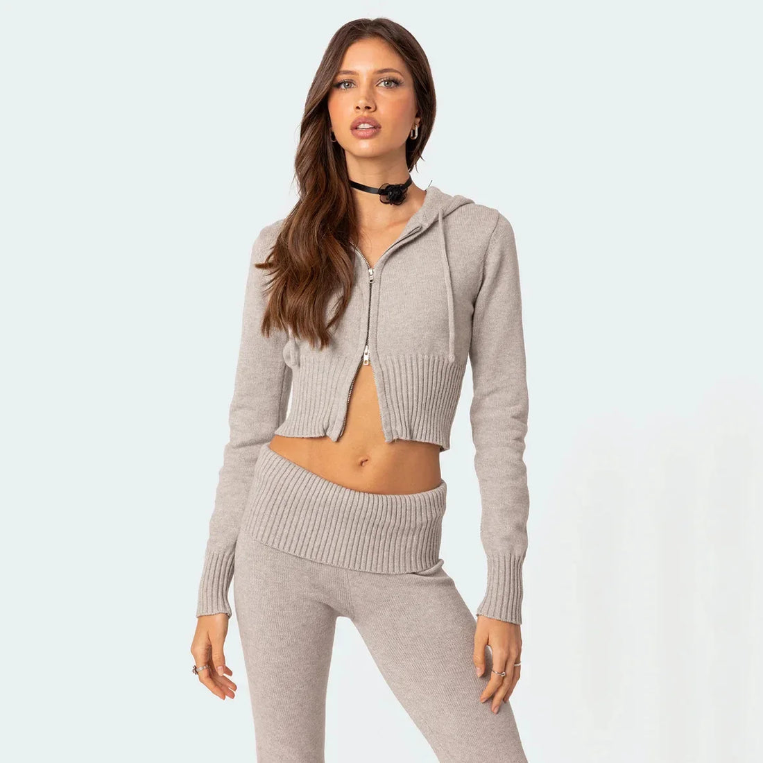 EMILY | Strickset mit Hoodie – Weich, Stylisch & Vielseitig