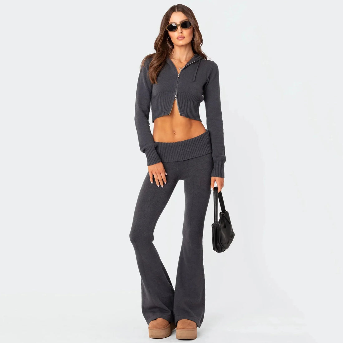 EMILY | Strickset mit Hoodie – Weich, Stylisch & Vielseitig
