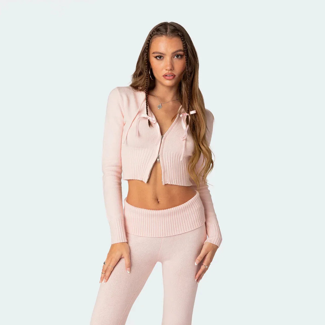 EMILY | Strickset mit Hoodie – Weich, Stylisch & Vielseitig
