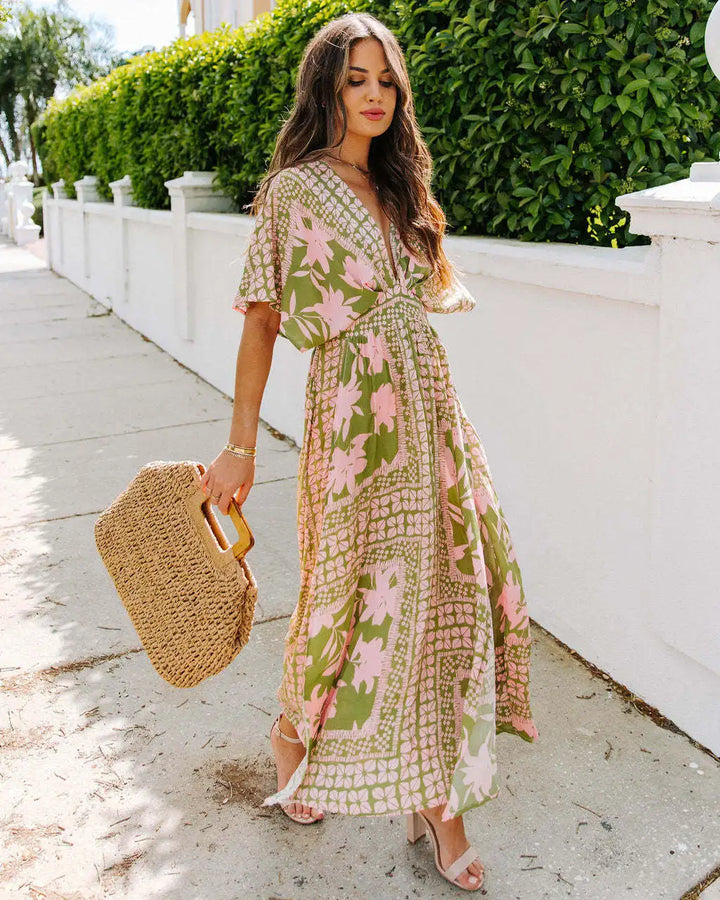 SOLANA | Sommerkleid mit Print – Luftig, Elegant & Sommerlich