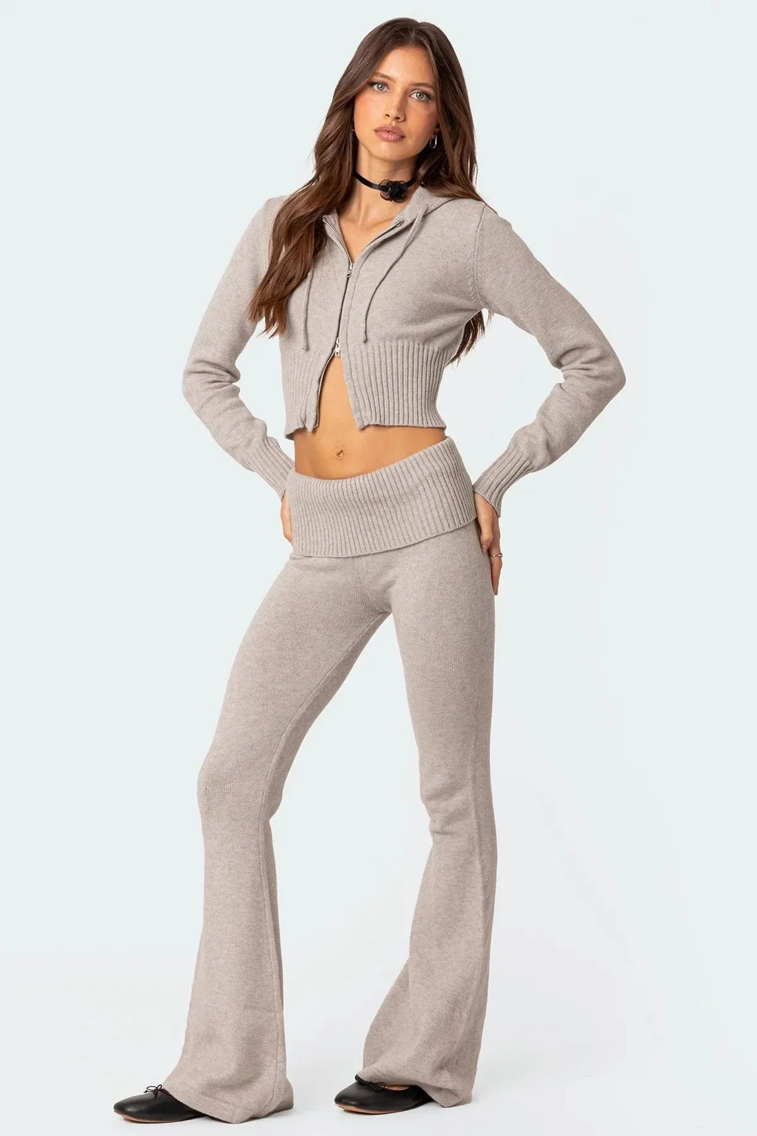 EMILY | Strickset mit Hoodie – Weich, Stylisch & Vielseitig