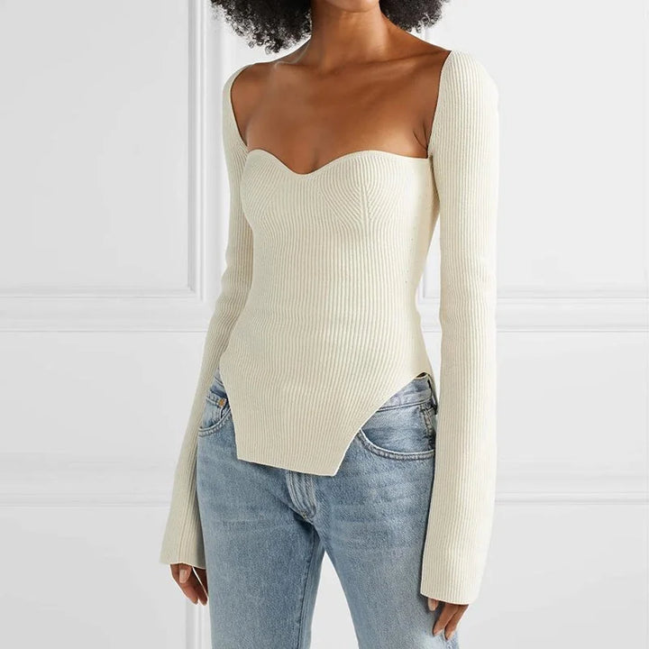 AVA | Zeitloser Strickpullover – Weich, Flexibel & Vielseitig