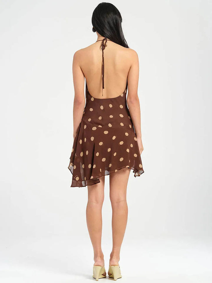 LOLA | Minikleid mit Polka Dots & Rückenschnürung – Verspielt, Luftig & Sommerlich