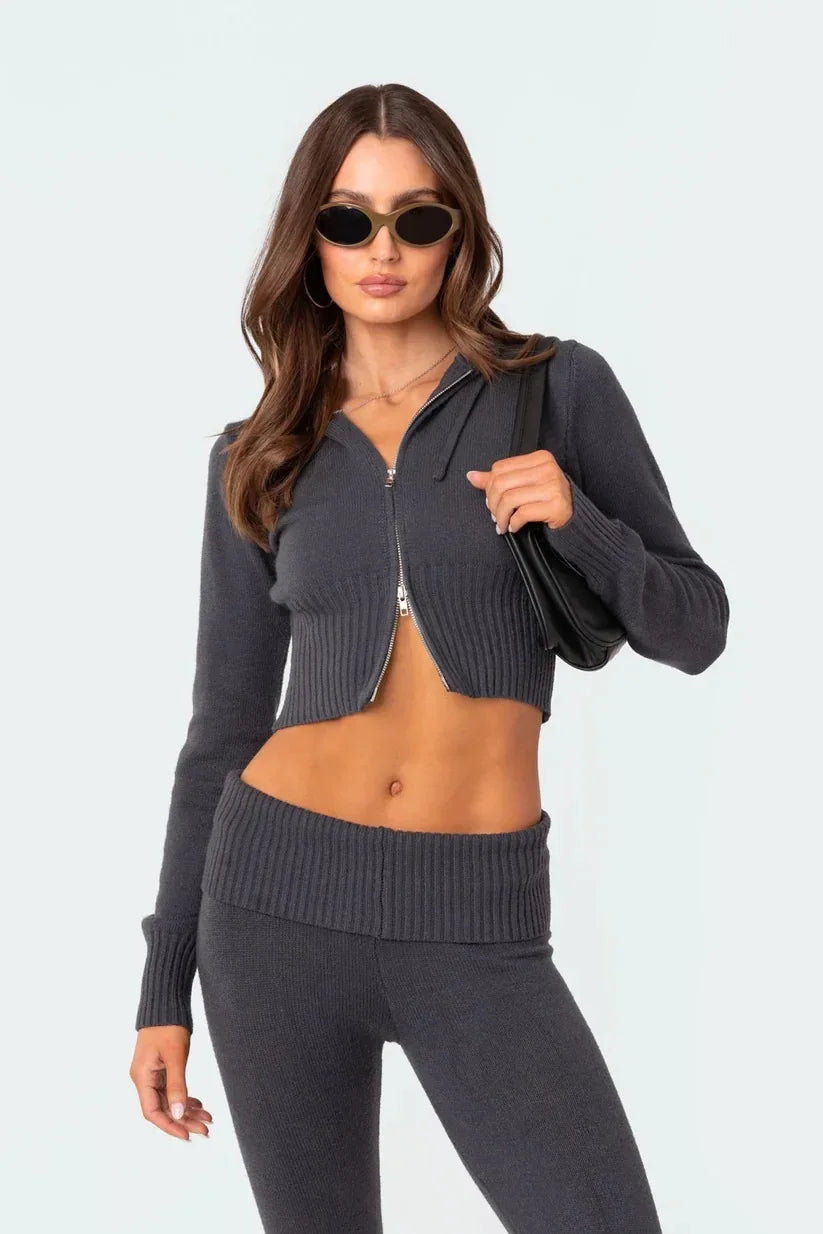 EMILY | Strickset mit Hoodie – Weich, Stylisch & Vielseitig