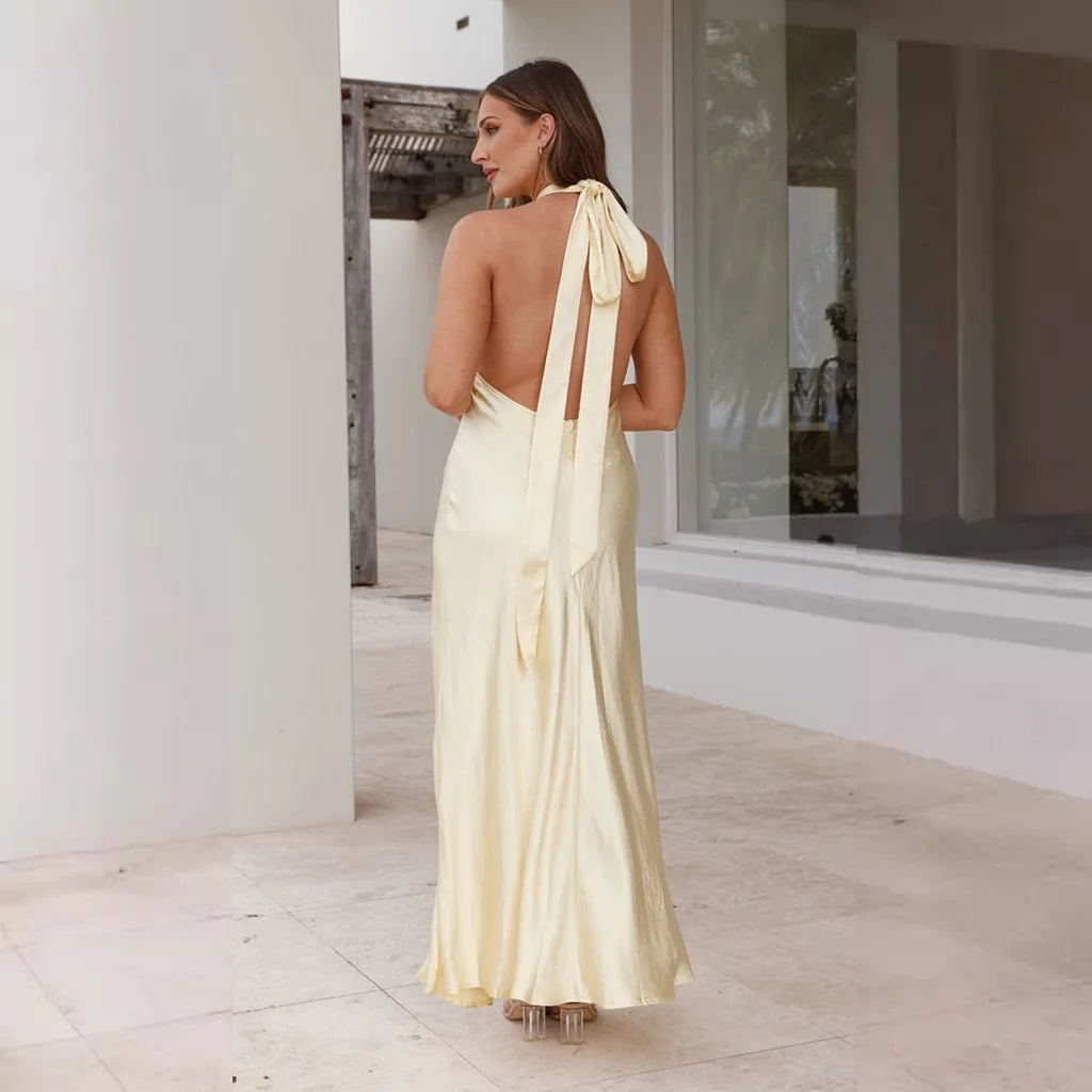 CAROLINE | Klassisches Maxikleid – Elegant, Raffiniert & Zeitlos