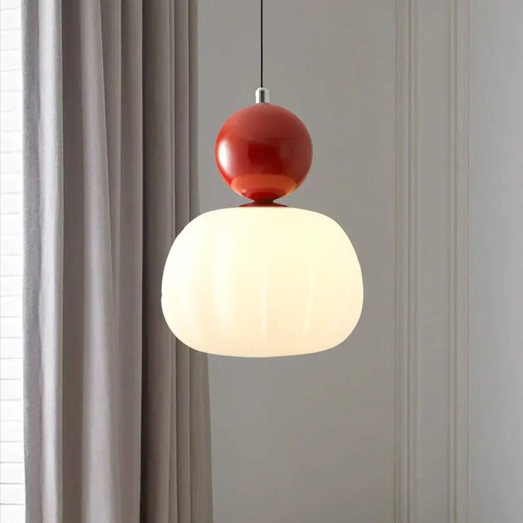 Suspension Luminaire Art Déco Crème Élégante