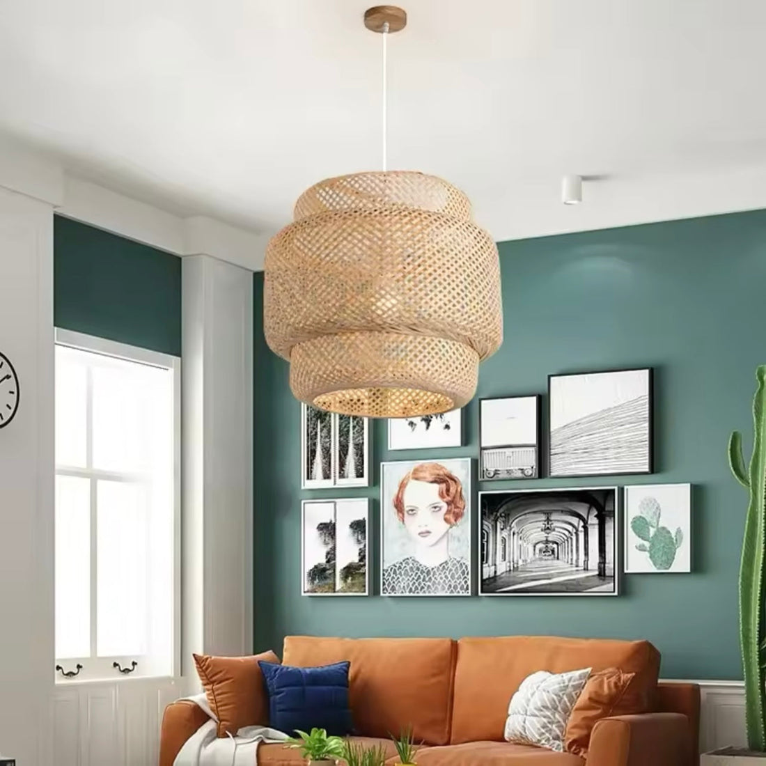 Suspension Luminaire Élégant Style Japonais