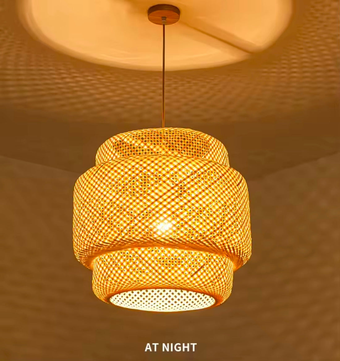 Suspension Luminaire Élégant Style Japonais