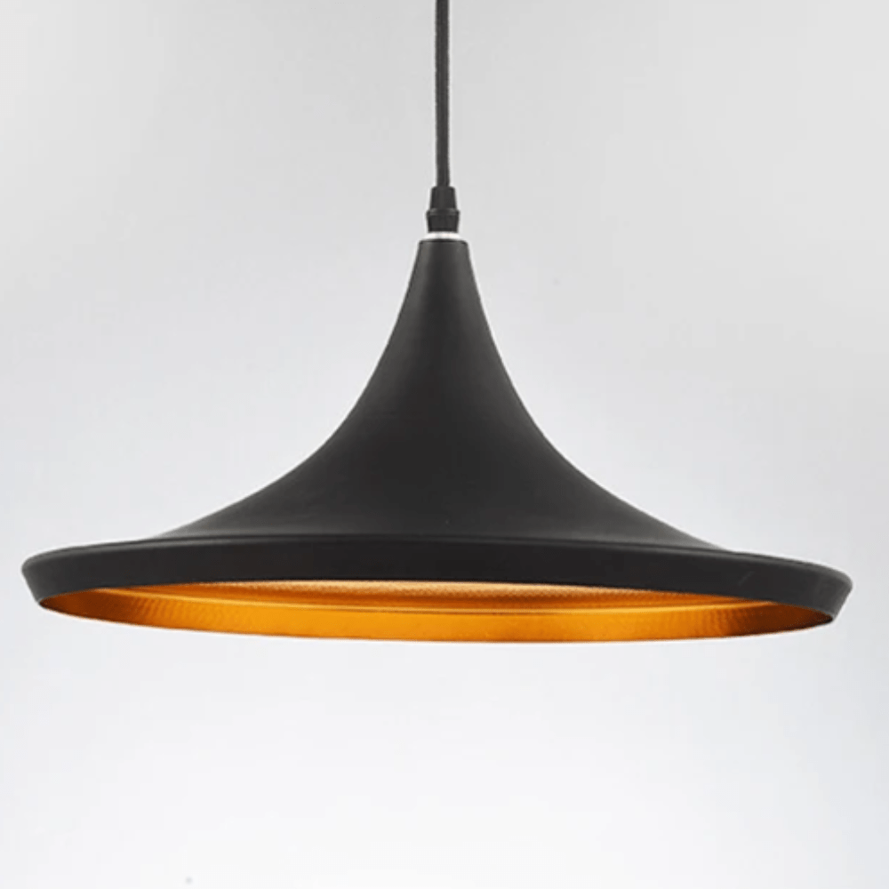 Suspension Luminaire Industrielle Noire à LED