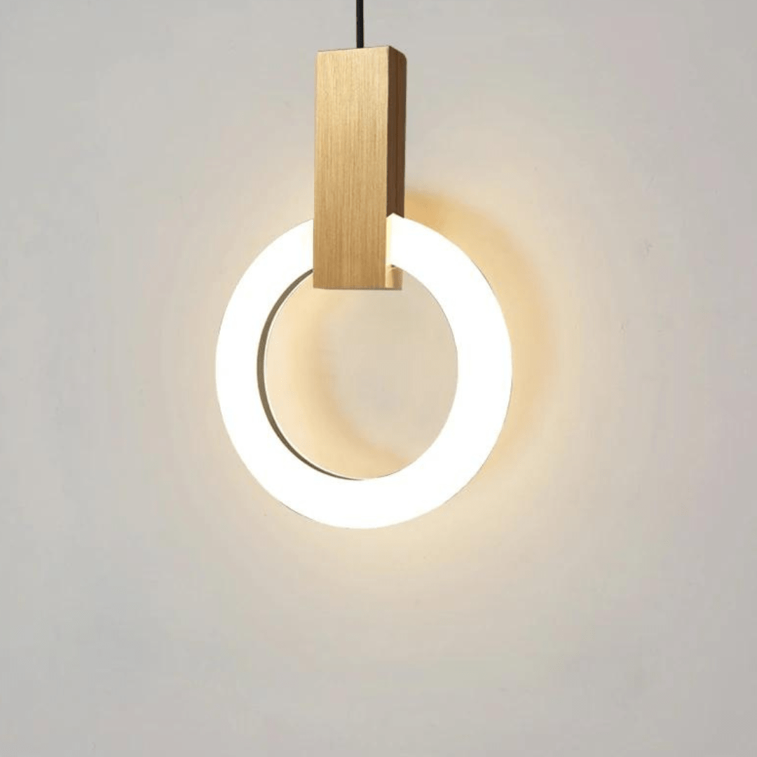 Suspension Luminaire LED Circulaire Style Nordique