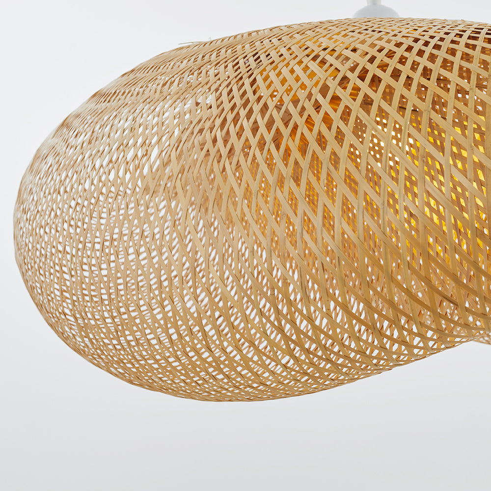 Suspension Luminaire en Bambou Naturel