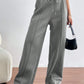 Pantalon à Jambes Larges Femme - Confort et Style